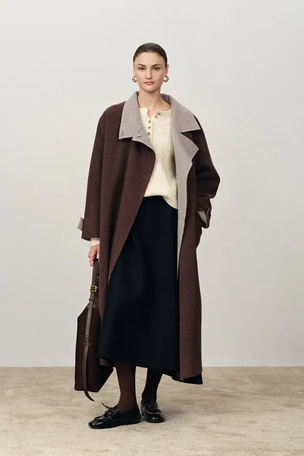 Kaye Wool Wrap Coat