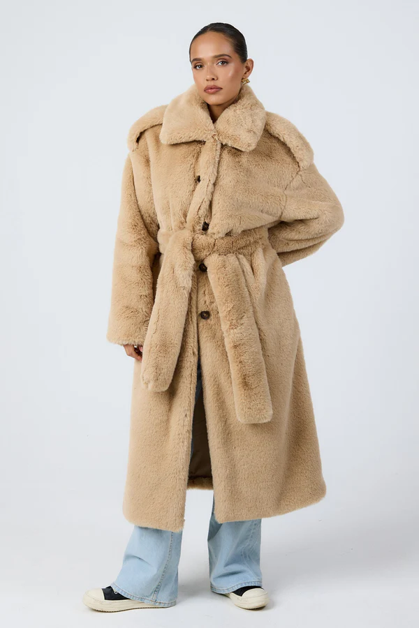 Mara Plush Maxi Coat