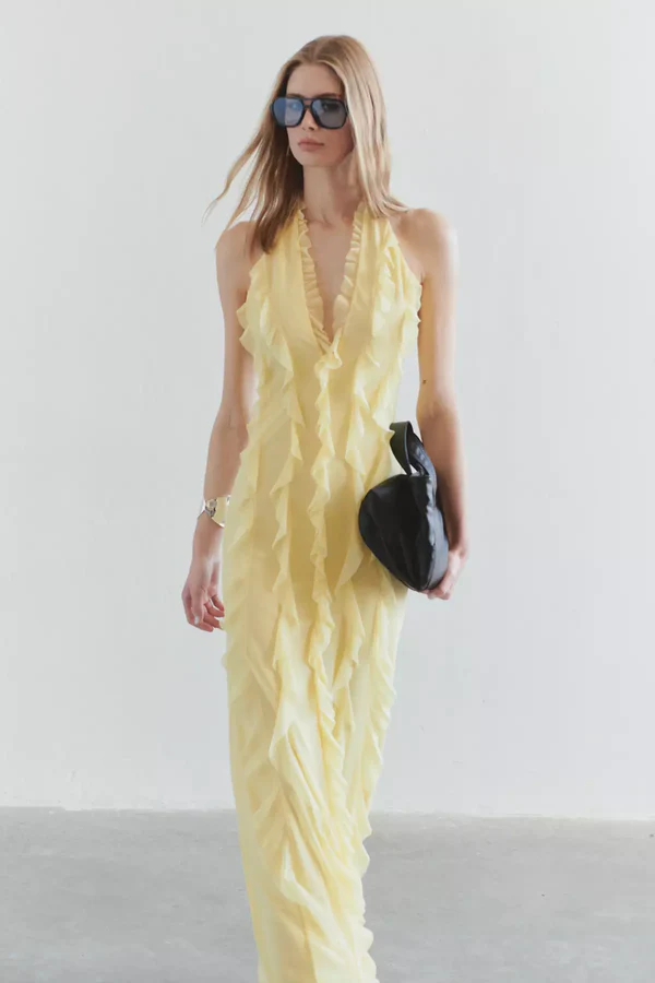 Maribel Ruffle Maxi Dress