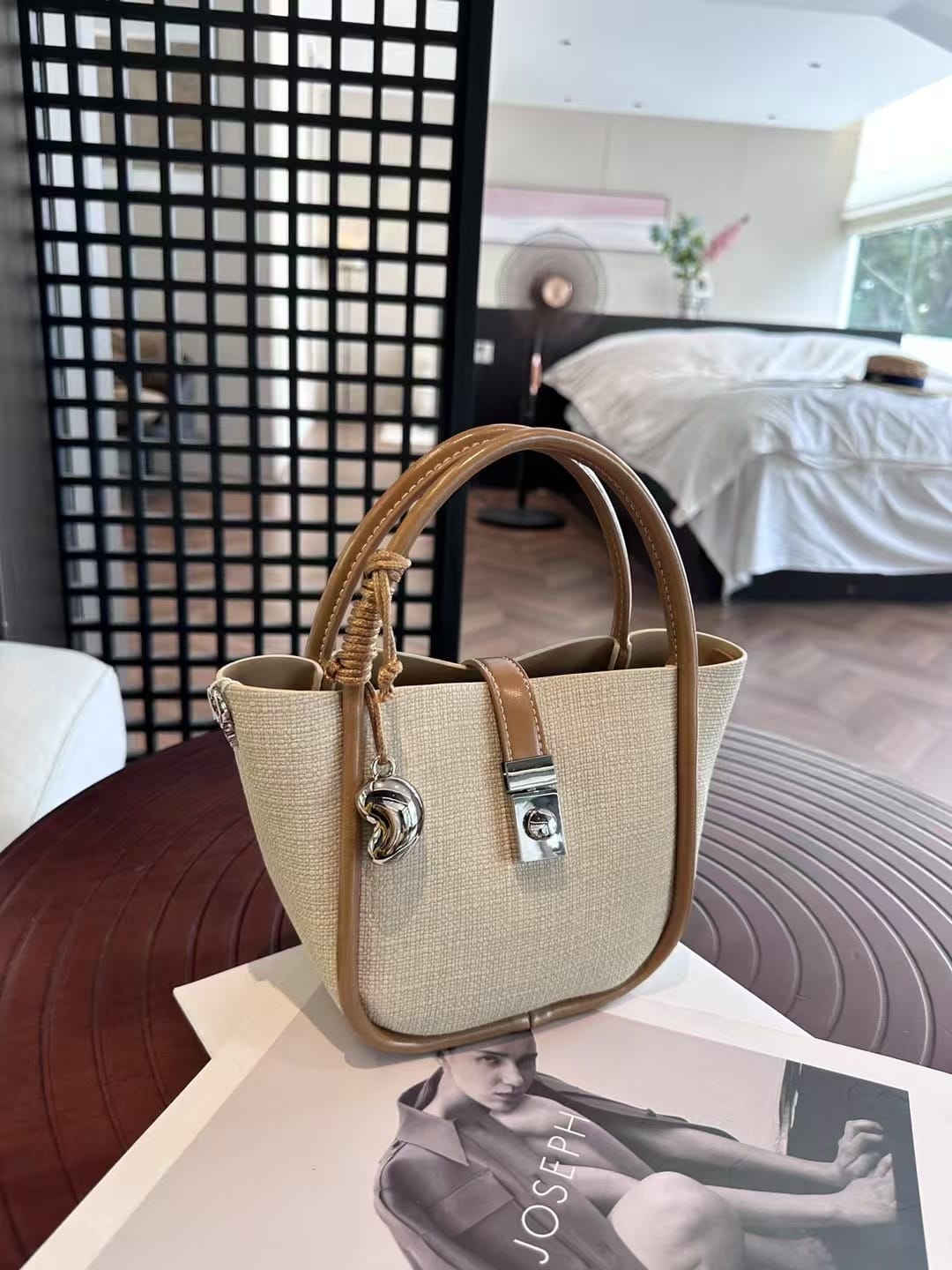 Luxury and sophisticated women's handbag