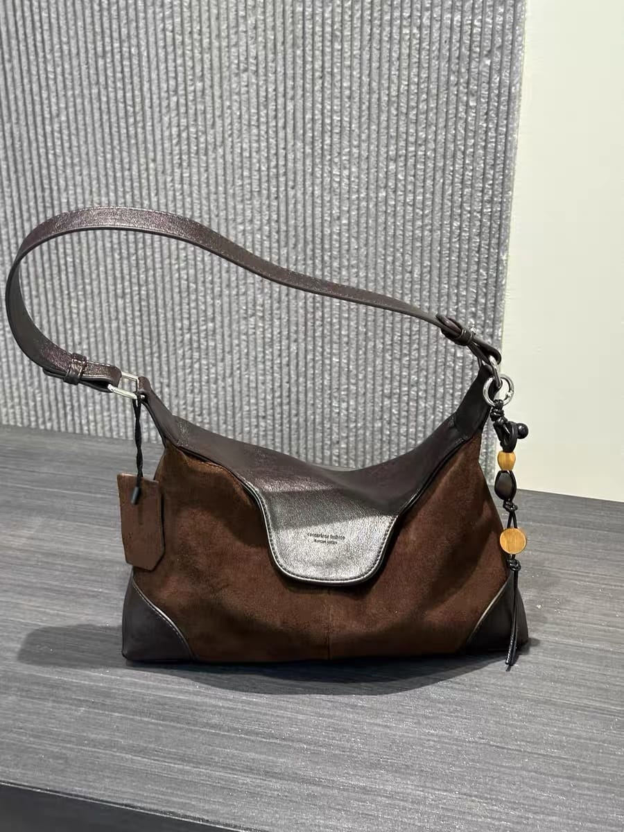 New autumn/winter frosted suede bag