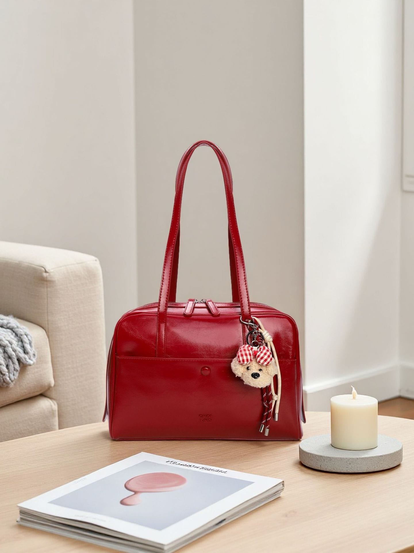 Marshmallow Love Bach Platform Pillow Bag