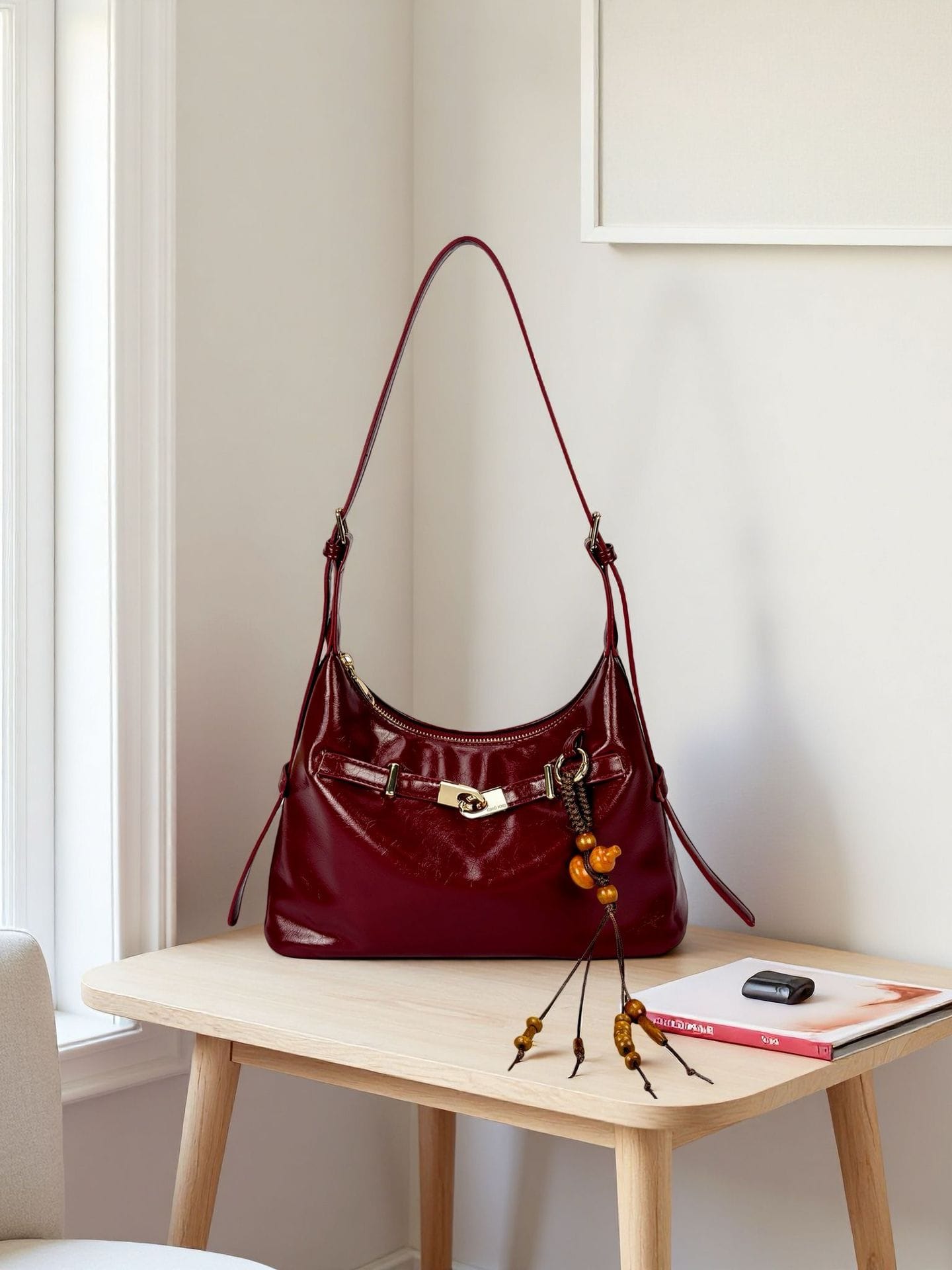 Mirror Red Lake Tote Bag