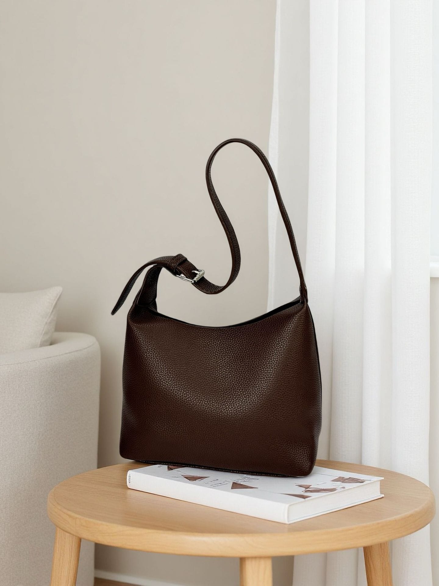 New Style Soft Leather Bucket Bag