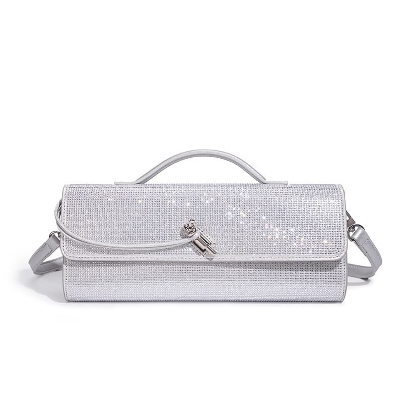 New OL-style rhinestone evening bag
