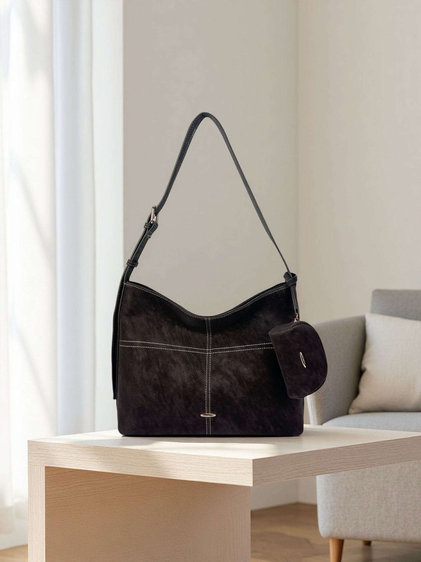 Women's Autumn Warm Fleece Tote Bag